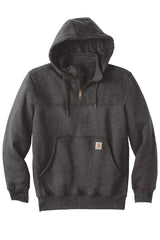 Carhartt ® Rain Defender ® Paxton Heavyweight Hooded Zip Mock Sweatshirt. CT100617 carbon heather_1