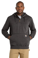 Carhartt ® Rain Defender ® Paxton Heavyweight Hooded Zip Mock Sweatshirt. CT100617 carbon heather_3