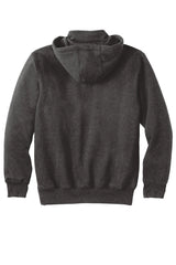 Carhartt ® Rain Defender ® Paxton Heavyweight Hooded Zip Mock Sweatshirt. CT100617 carbon heather_4