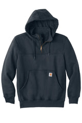 Carhartt ® Rain Defender ® Paxton Heavyweight Hooded Zip Mock Sweatshirt. CT100617 new navy