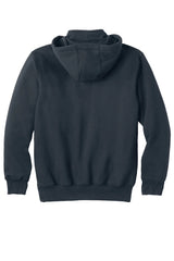 Carhartt ® Rain Defender ® Paxton Heavyweight Hooded Zip Mock Sweatshirt. CT100617 new navy_1