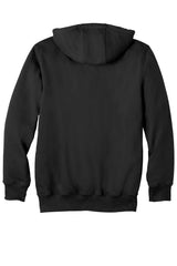 Carhartt ® Rain Defender ® Paxton Heavyweight Hooded Zip-Front Sweatshirt. CT100614 black_4