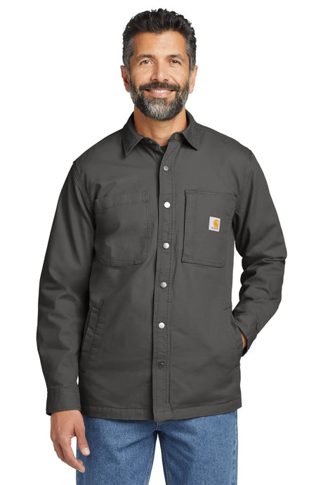 Carhartt® Rugged Flex® Fleece-Lined Shirt Jac CT105532 shadow grey
