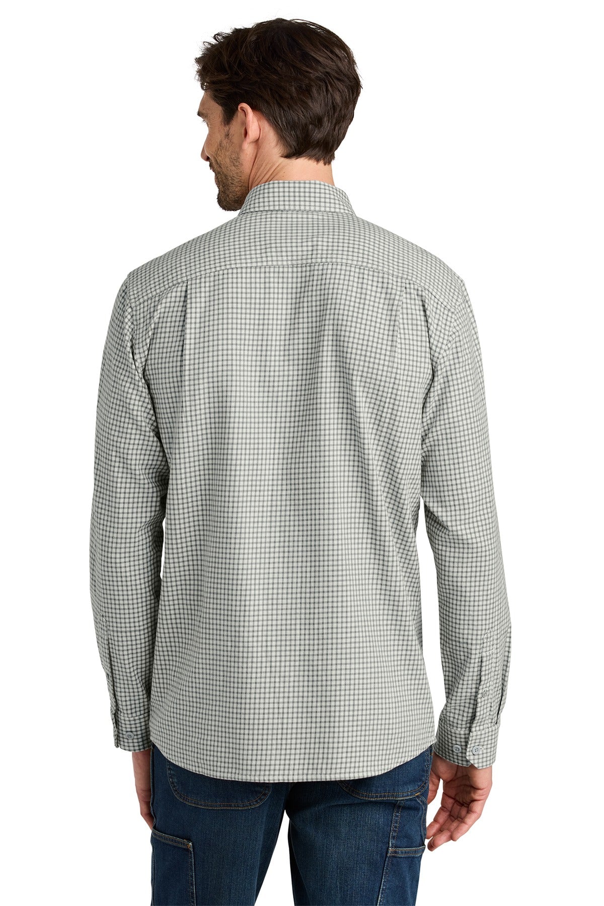 Carhartt ®  Rugged Flex ®  Plaid Long Sleeve Shirt CT107109 Check Steel Malt_1