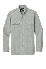 Carhartt ®  Rugged Flex ®  Plaid Long Sleeve Shirt CT107109 Check Steel Malt_3
