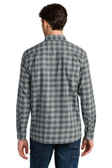 Carhartt ®  Rugged Flex ®  Plaid Long Sleeve Shirt CT107109 Plaid Steel Navy_1