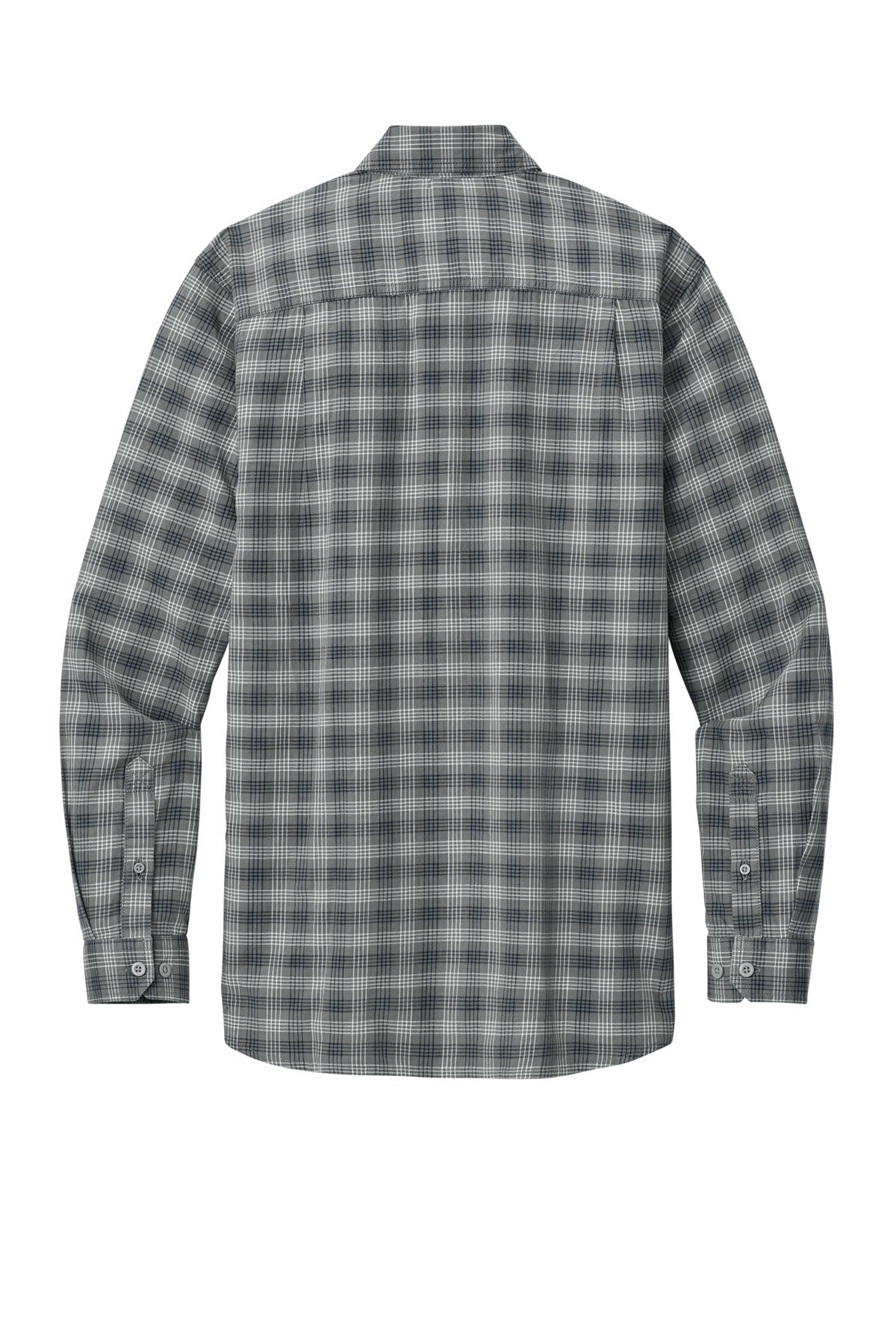 Carhartt ®  Rugged Flex ®  Plaid Long Sleeve Shirt CT107109 Plaid Steel Navy_4
