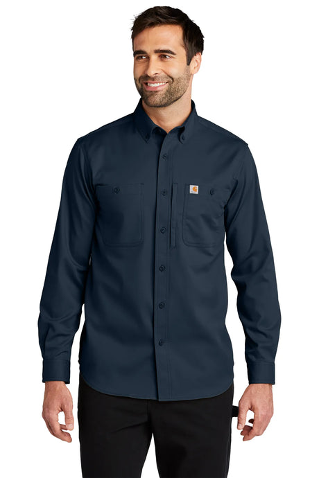 Carhartt ®  Rugged Professional ™  Series Long Sleeve Shirt CT106689 navy
