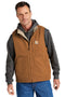 Carhartt® Sherpa-Lined Mock Neck Vest CT104277 carhartt brown_1