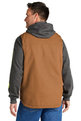 Carhartt® Sherpa-Lined Mock Neck Vest CT104277 carhartt brown_2