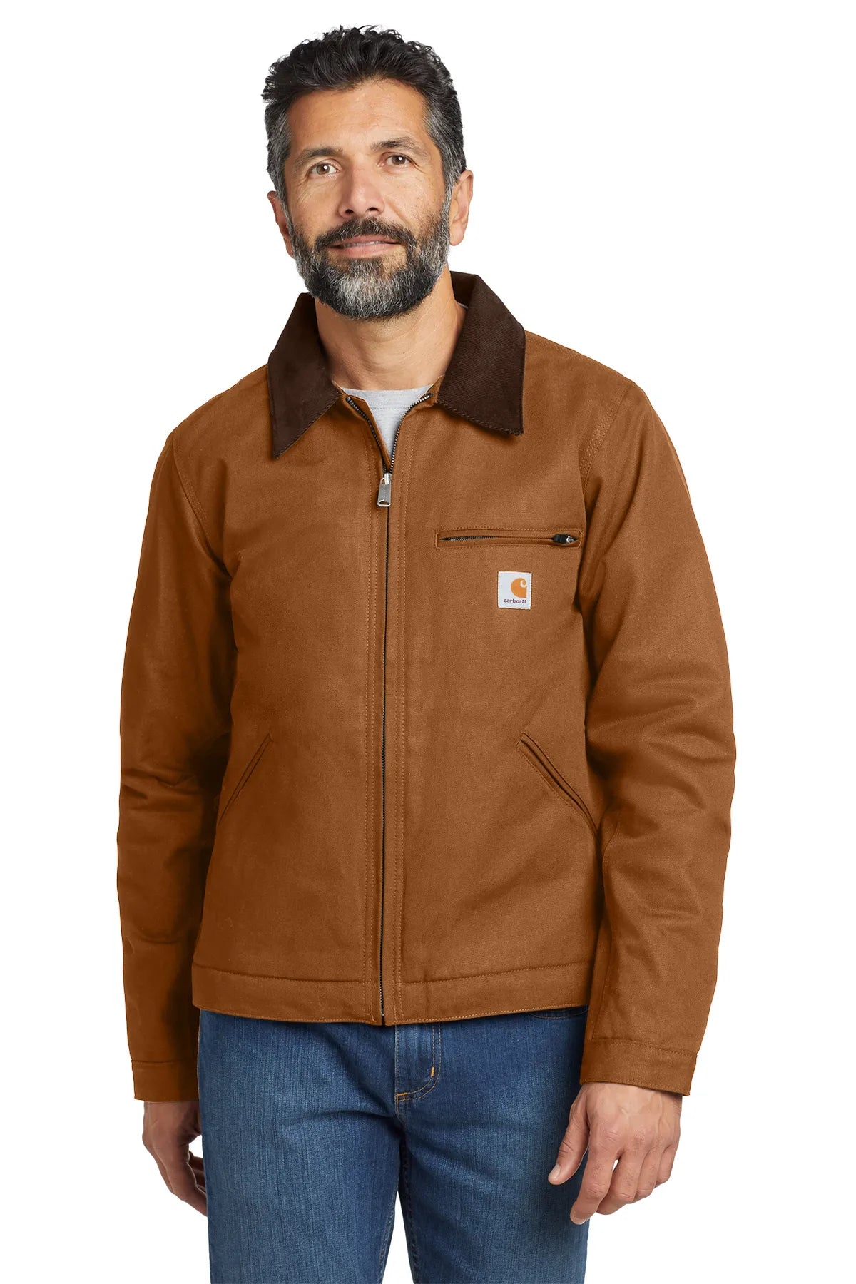 Carhartt® Tall Duck Detroit Jacket CTT103828 carhartt brown