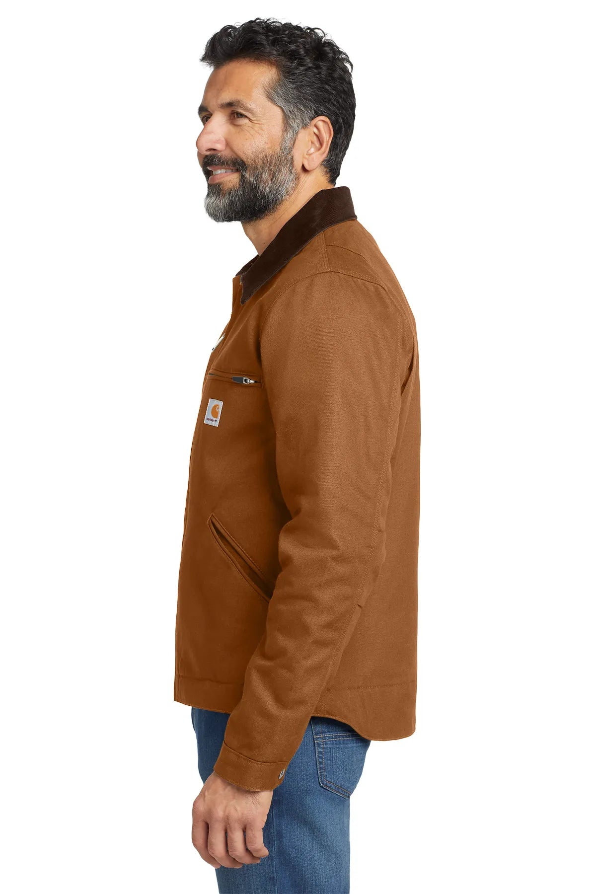 Carhartt® Tall Duck Detroit Jacket CTT103828 carhartt brown_2