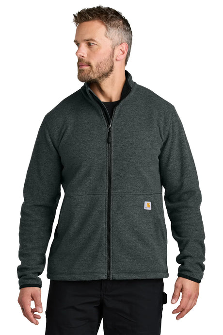 Carhartt_TexturedFull-ZipFleeceJacketCT106416-carbonheather_2