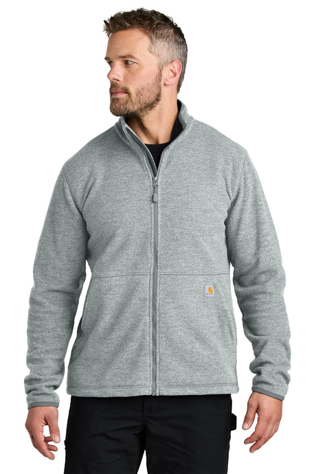 Carhartt_TexturedFull-ZipFleeceJacketCT106416-heathergrey_2