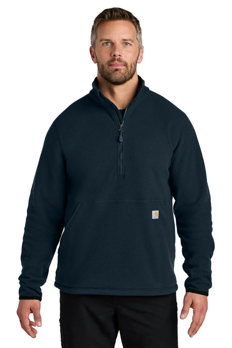 Carhartt ®  Textured 1/2-Zip Fleece Jacket CT106417 navy