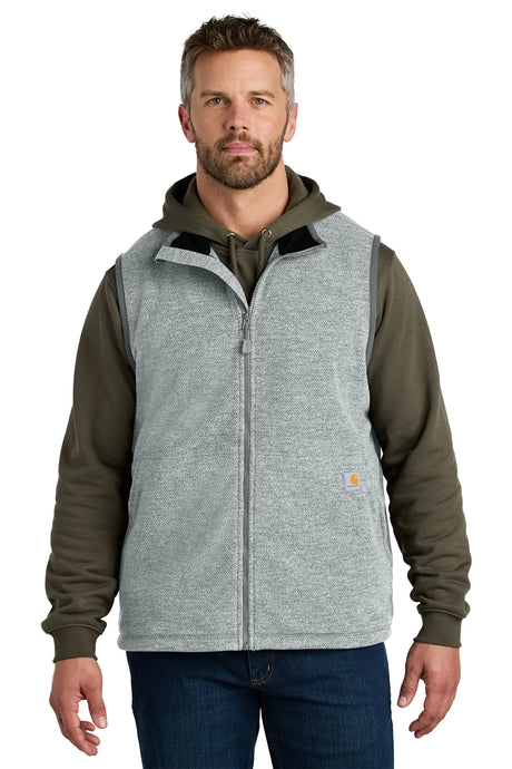 Carhartt ®  Textured Fleece Vest CT106418 heather grey