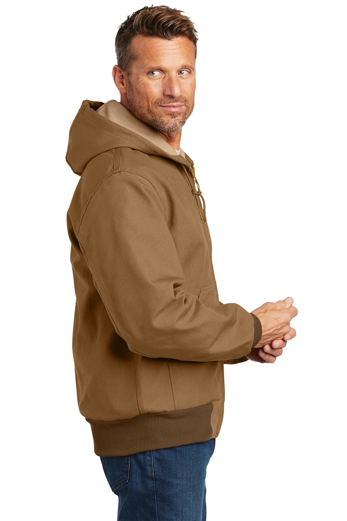 Carhartt  ®  Thermal-Lined Duck Active Jac.  CT106678 carhartt brown_2