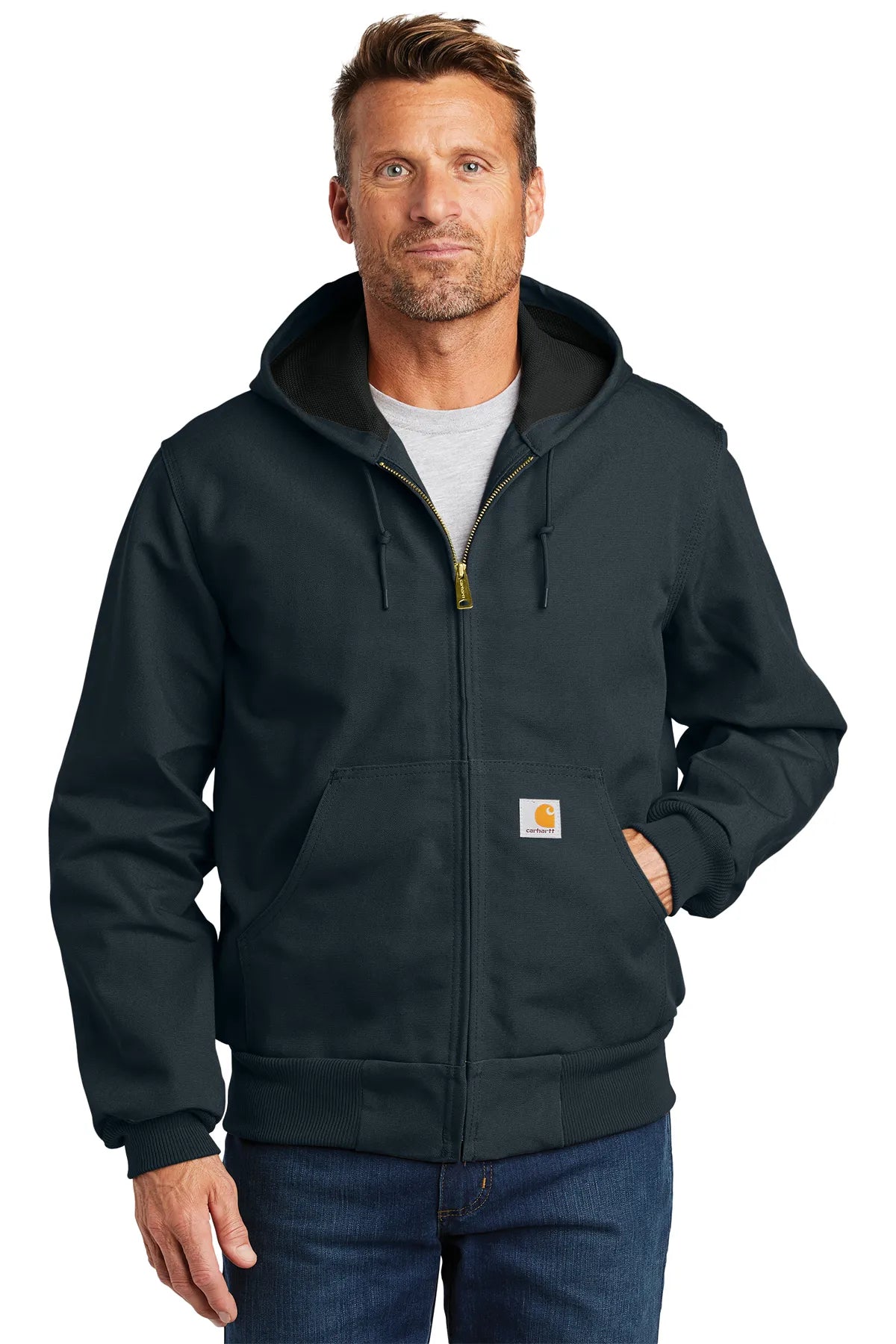 Carhartt  ®  Thermal-Lined Duck Active Jac.  CT106678 dark navy