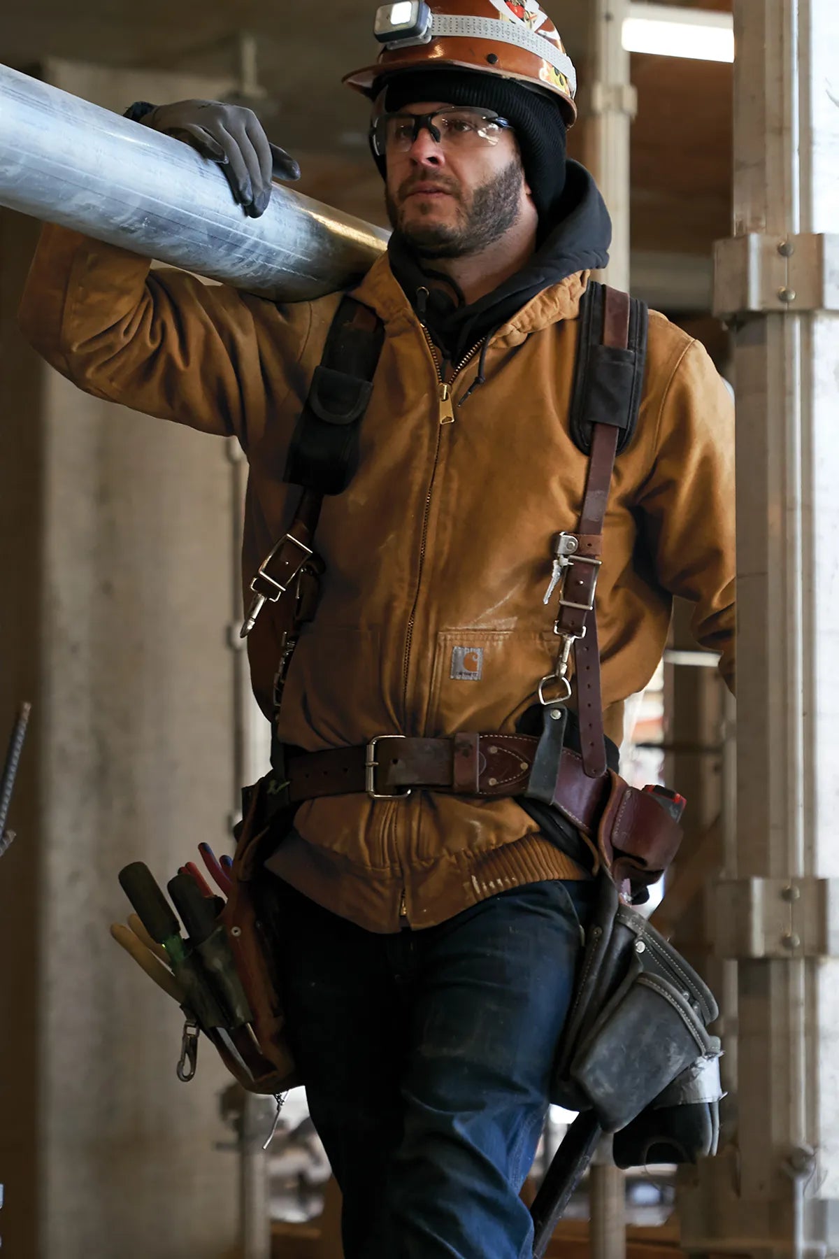 Carhartt® Washed Duck Active Jac. CT104050 carhartt brown_6