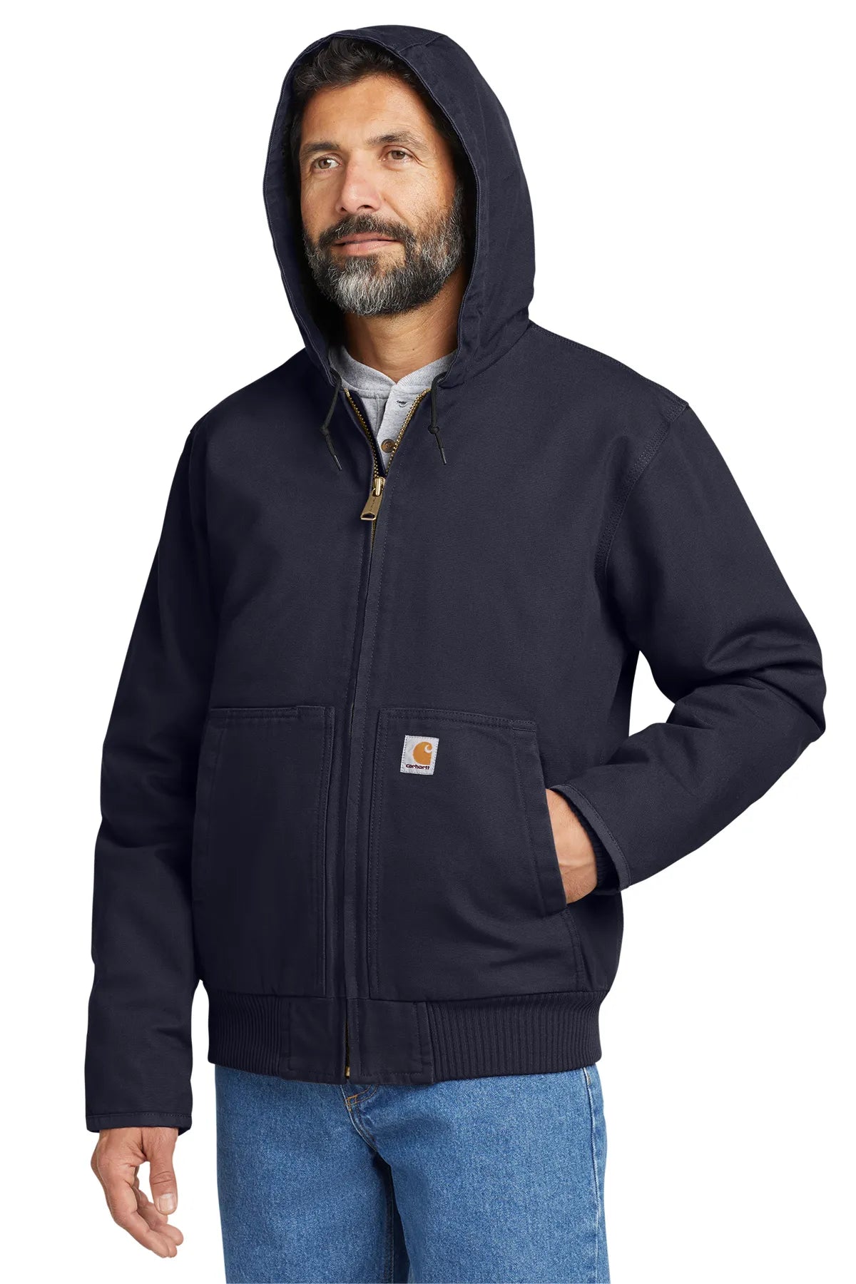 Carhartt® Washed Duck Active Jac. CT104050 navy_1