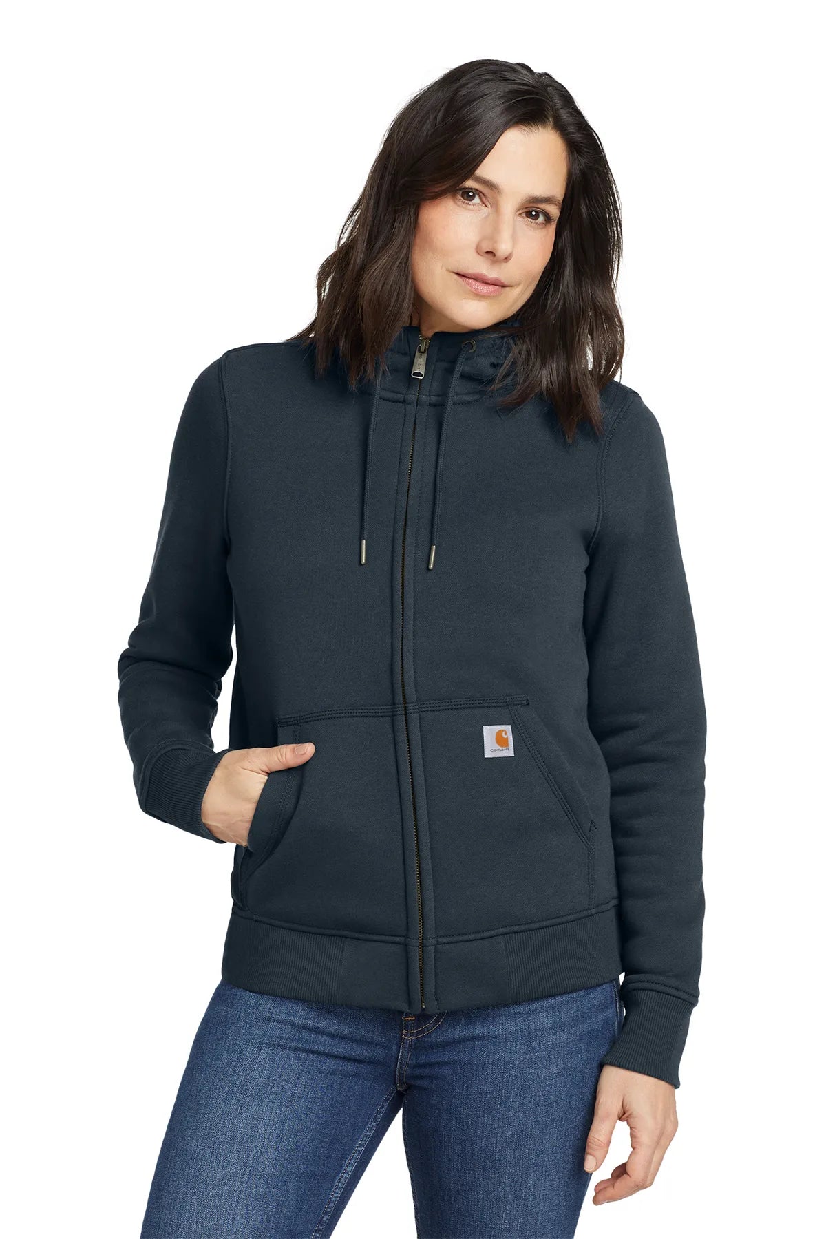 Carhartt® Women's Clarksburg Full-Zip Hoodie CT102788 navy