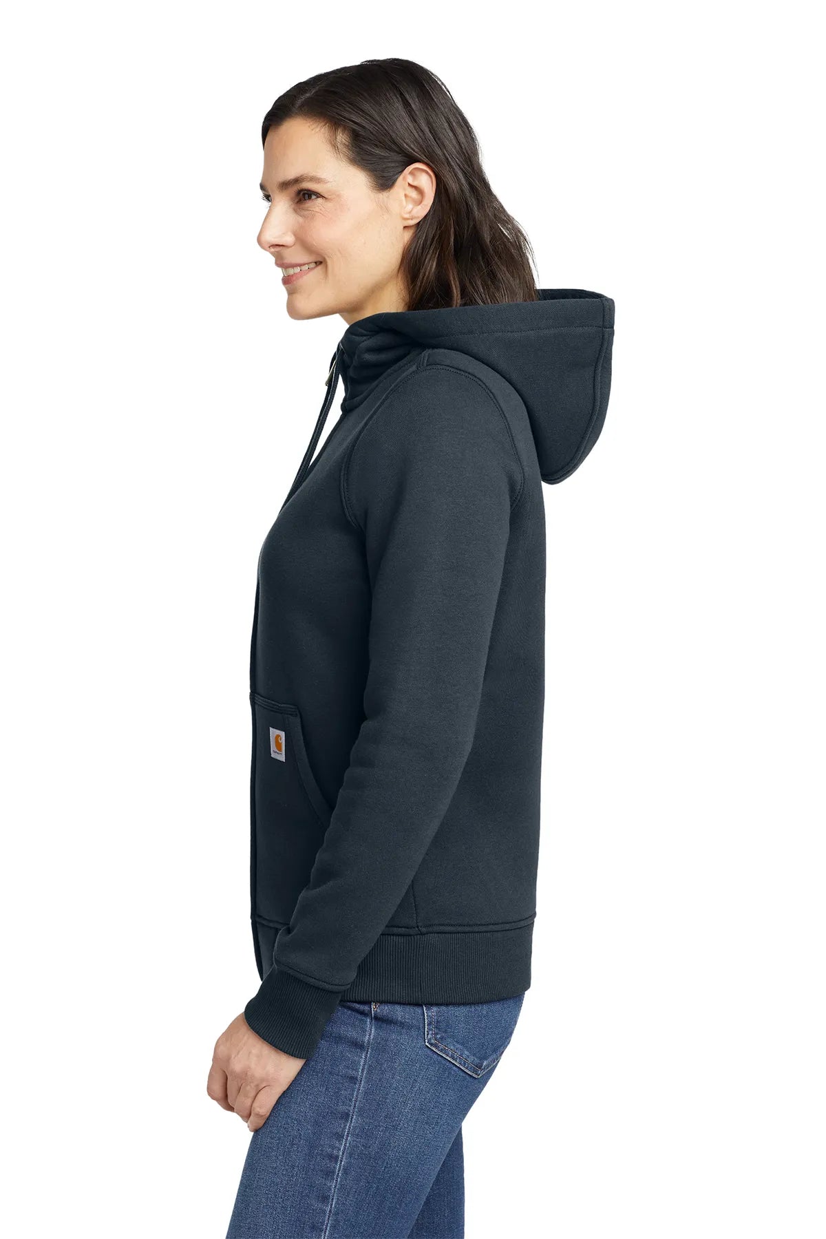 Carhartt® Women's Clarksburg Full-Zip Hoodie CT102788 navy_2