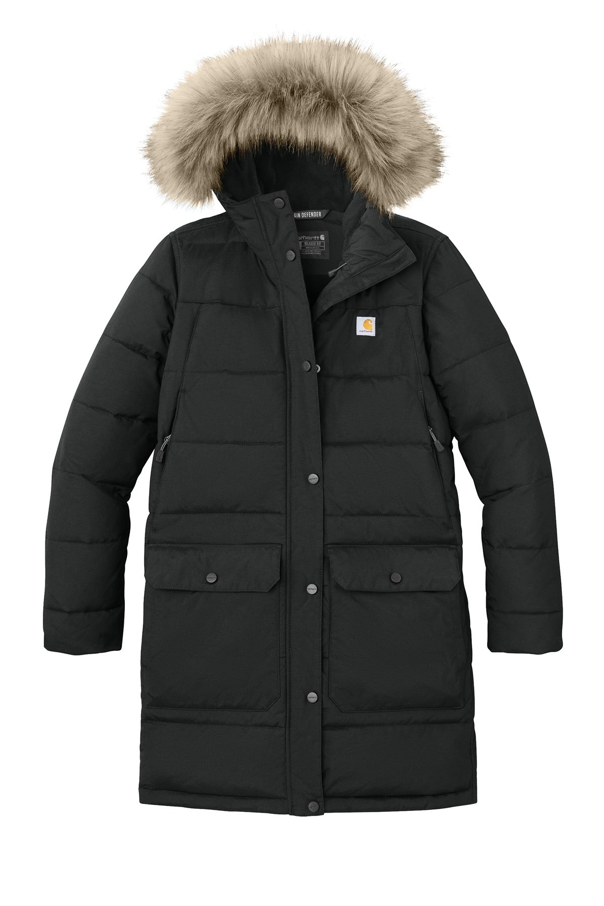 Carhartt ®  Women's Montana Insulated Hooded Coat CT105456 Black_4