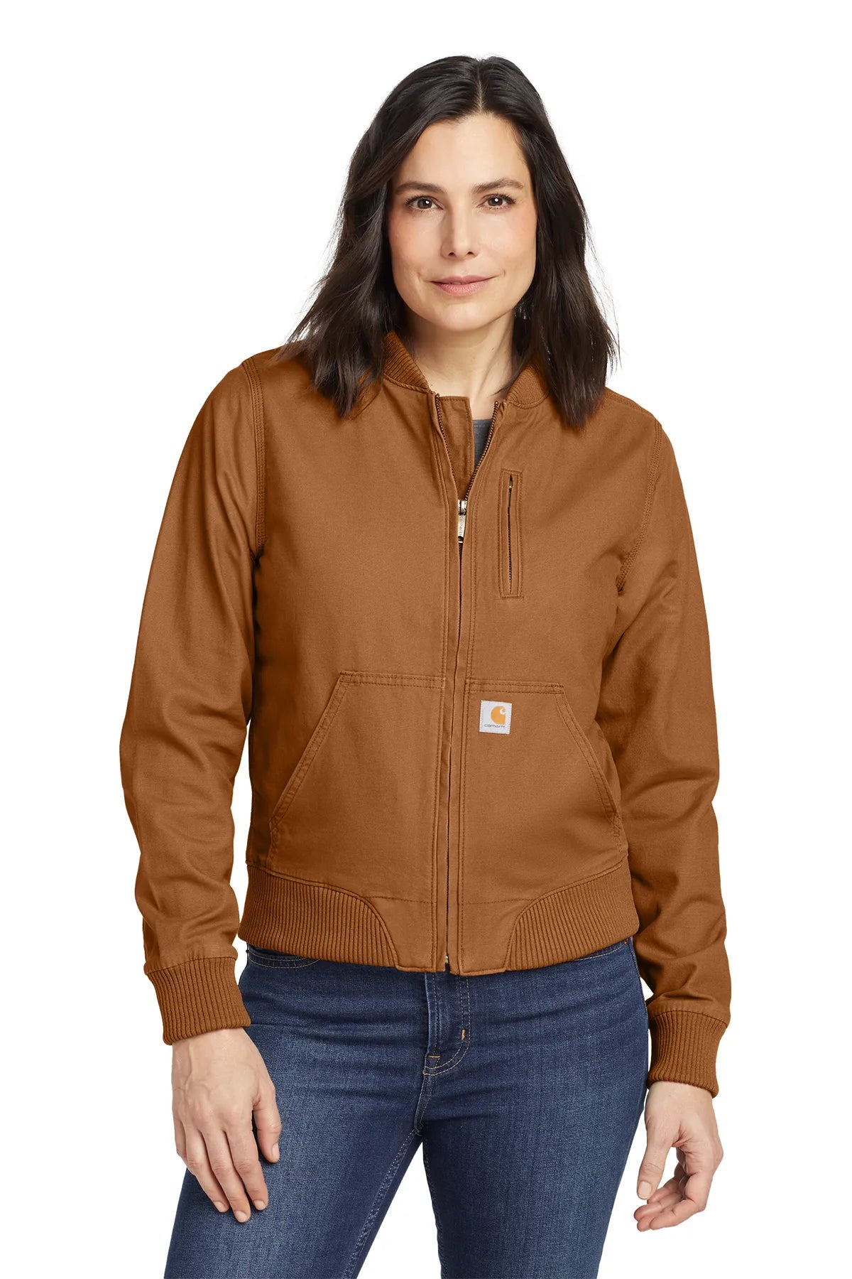 Carhartt® Women's Rugged Flex® Crawford Jacket CT102524 carhartt brown