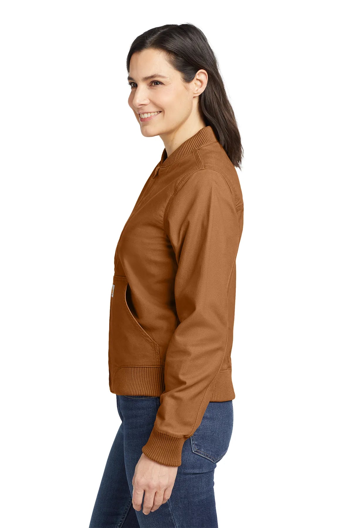 Carhartt® Women's Rugged Flex® Crawford Jacket CT102524 carhartt brown_2