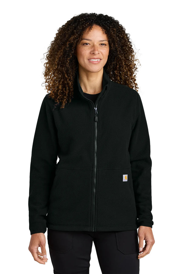 Carhartt ®  Women's Textured Full-Zip Fleece Jacket CT106419 black