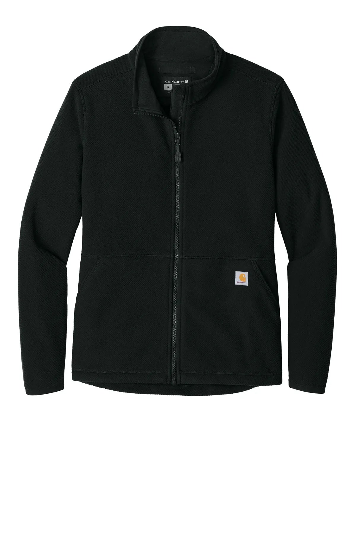 Carhartt ®  Women's Textured Full-Zip Fleece Jacket CT106419 black_3
