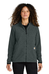 Carhartt ®  Women's Textured Full-Zip Fleece Jacket CT106419 carbon heather