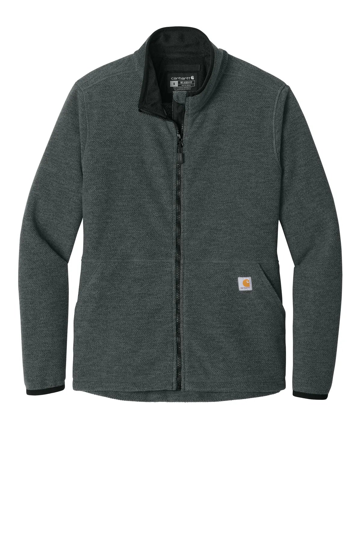 Carhartt ®  Women's Textured Full-Zip Fleece Jacket CT106419 carbon heather_3