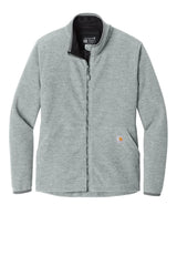 Carhartt ®  Women's Textured Full-Zip Fleece Jacket CT106419 heather grey_3
