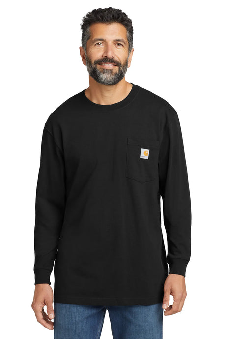 Carhartt ® Workwear Pocket Long Sleeve T-Shirt. CTK126 black