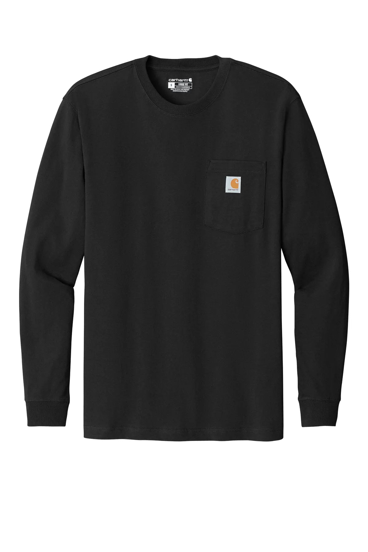 Carhartt ® Workwear Pocket Long Sleeve T-Shirt. CTK126 black_3