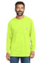 Carhartt ® Workwear Pocket Long Sleeve T-Shirt. CTK126 brite lime