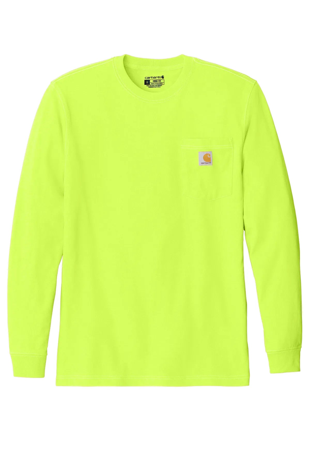 Carhartt ® Workwear Pocket Long Sleeve T-Shirt. CTK126 brite lime_3