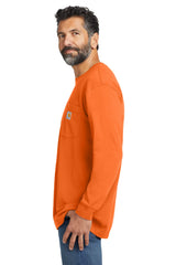 Carhartt ® Workwear Pocket Long Sleeve T-Shirt. CTK126 brite orange_2