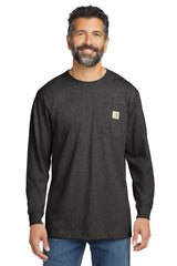 Carhartt ® Workwear Pocket Long Sleeve T-Shirt. CTK126 carbon heather