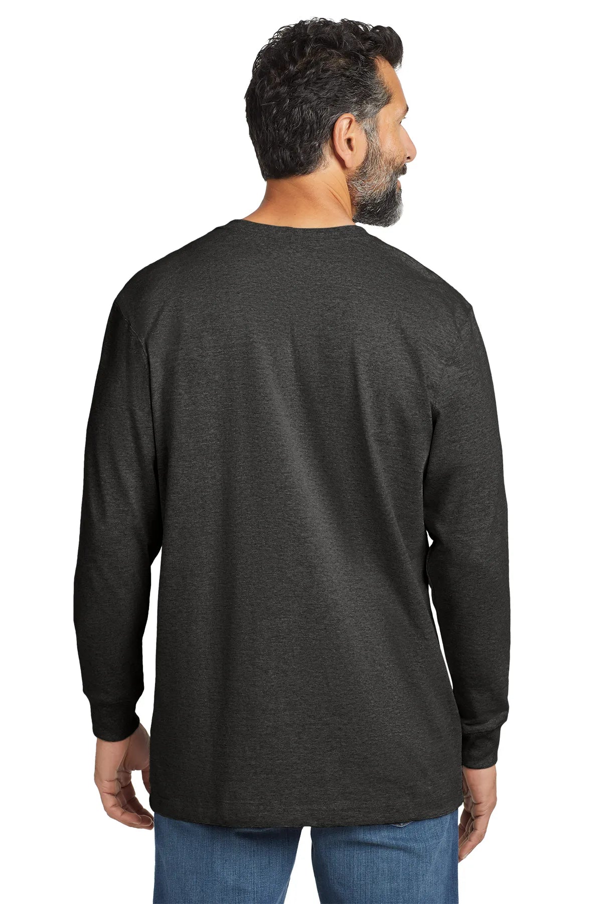 Carhartt ® Workwear Pocket Long Sleeve T-Shirt. CTK126 carbon heather_1