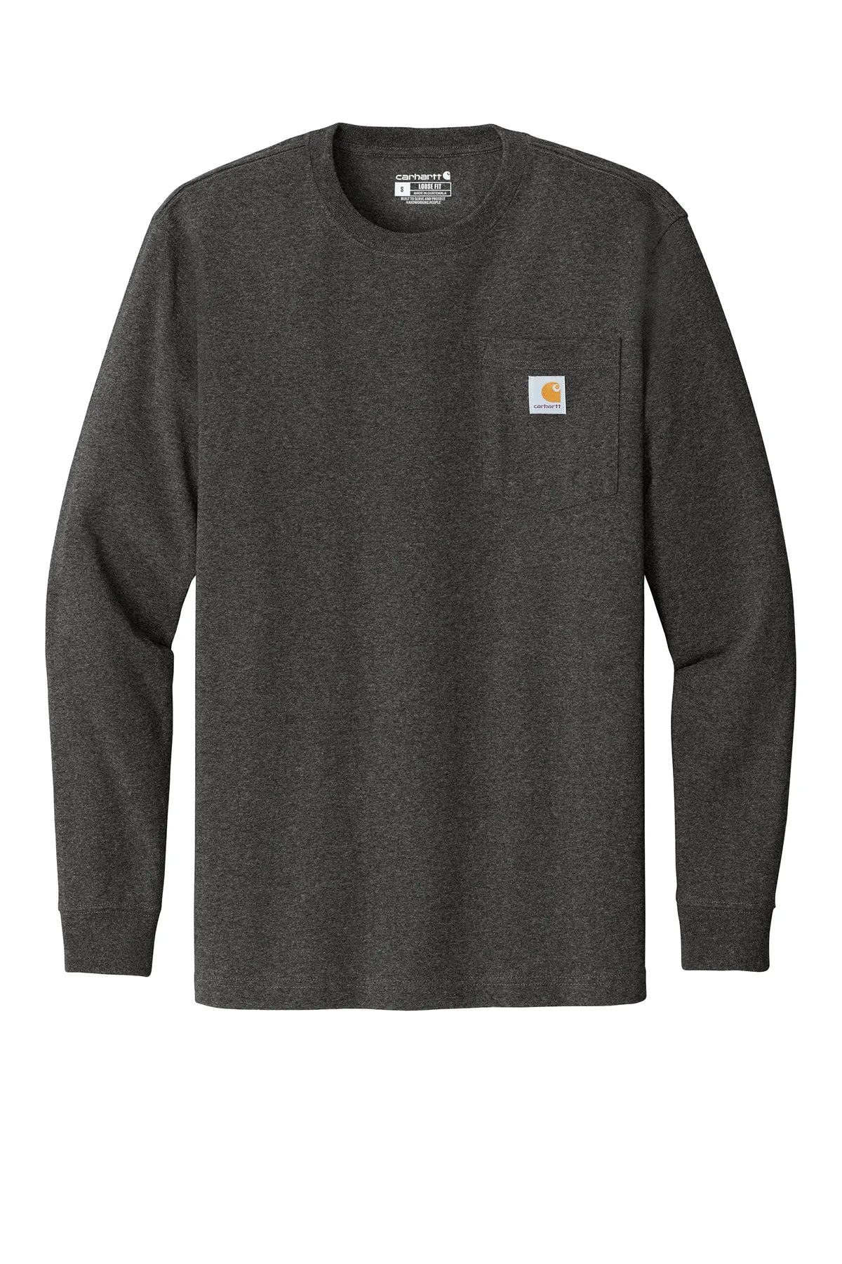 Carhartt ® Workwear Pocket Long Sleeve T-Shirt. CTK126 carbon heather_3