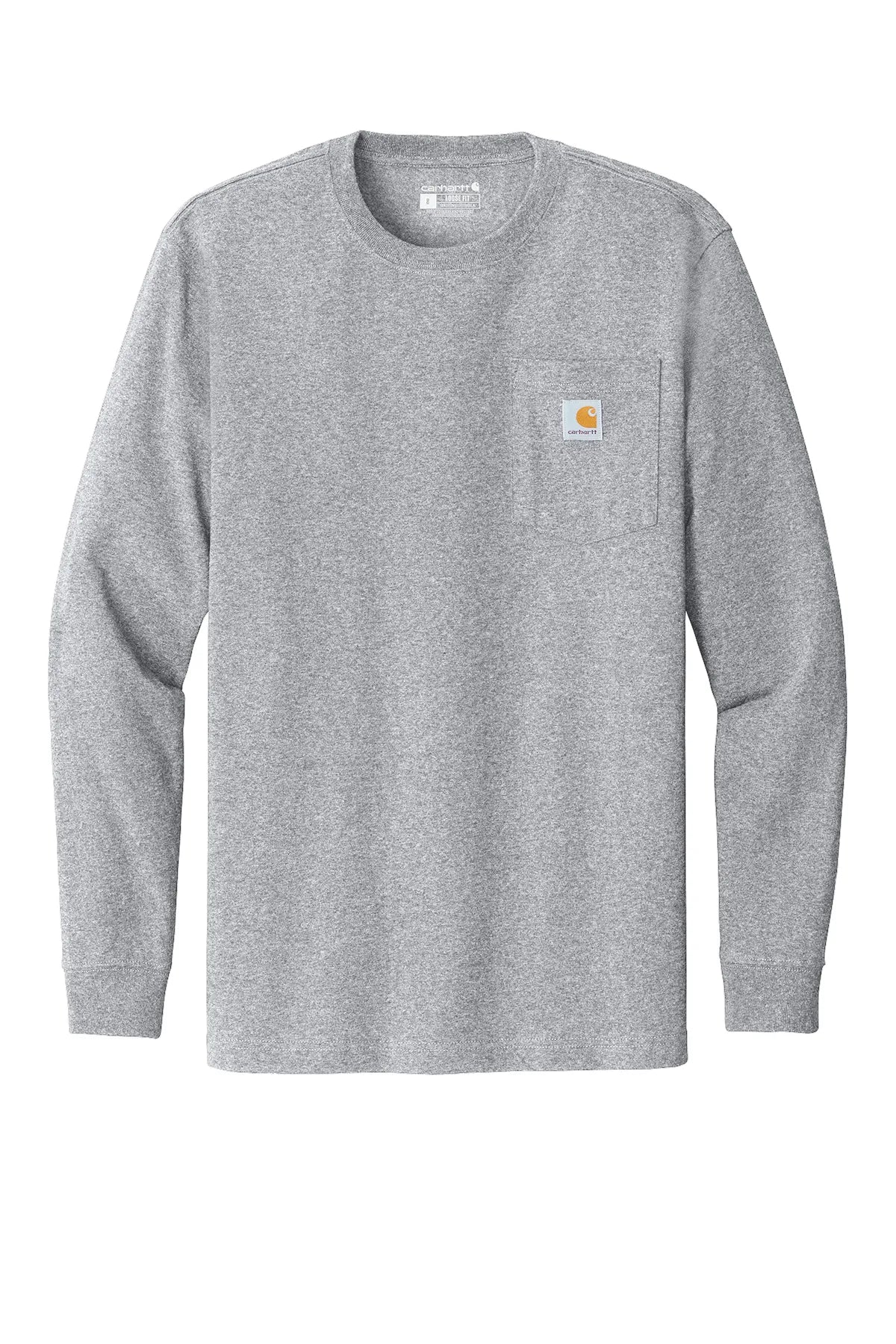 Carhartt ® Workwear Pocket Long Sleeve T-Shirt. CTK126 heather grey_3