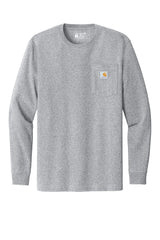 Carhartt ® Workwear Pocket Long Sleeve T-Shirt. CTK126 heather grey_3