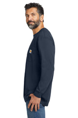 Carhartt ® Workwear Pocket Long Sleeve T-Shirt. CTK126 navy_2