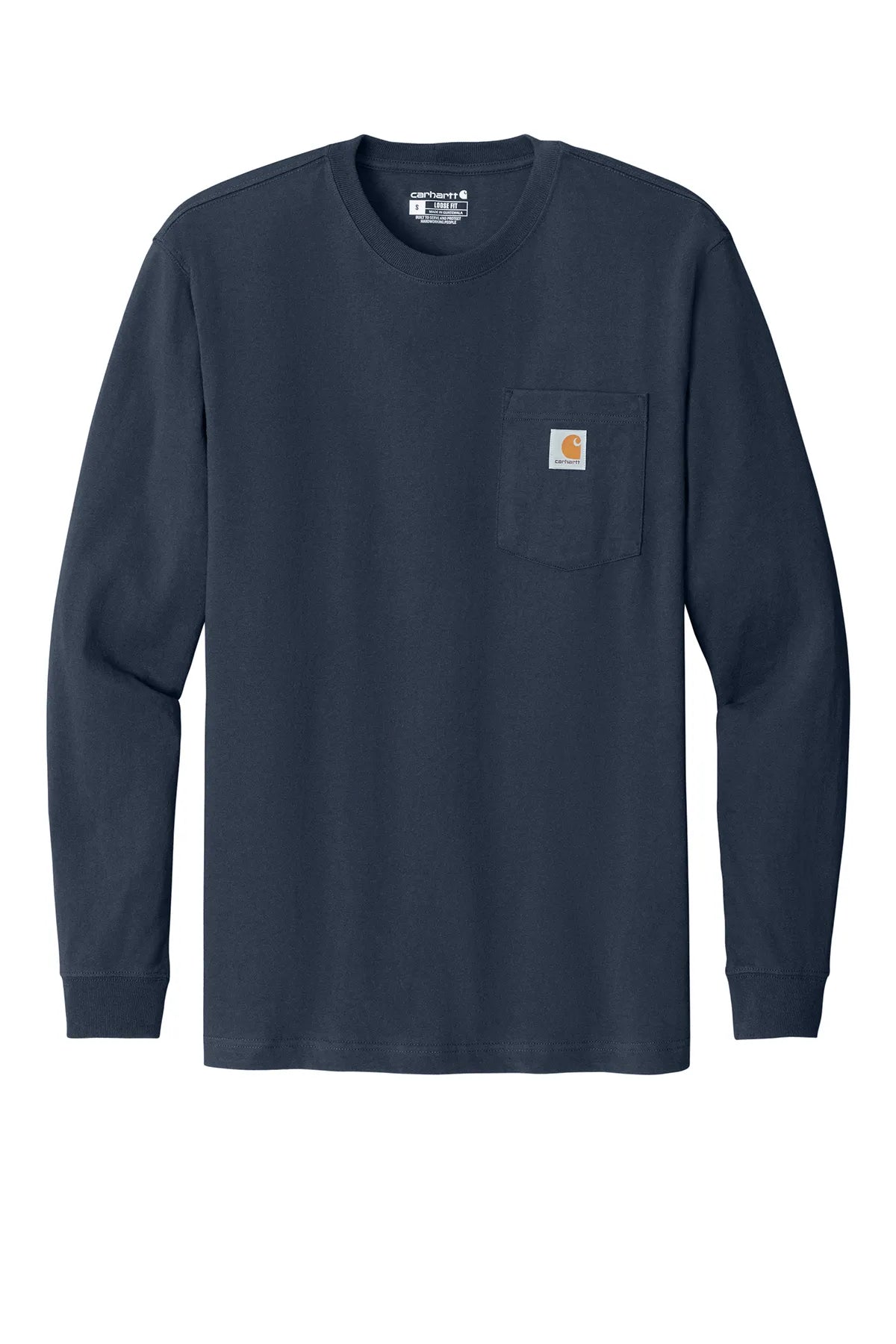 Carhartt ® Workwear Pocket Long Sleeve T-Shirt. CTK126 navy_3