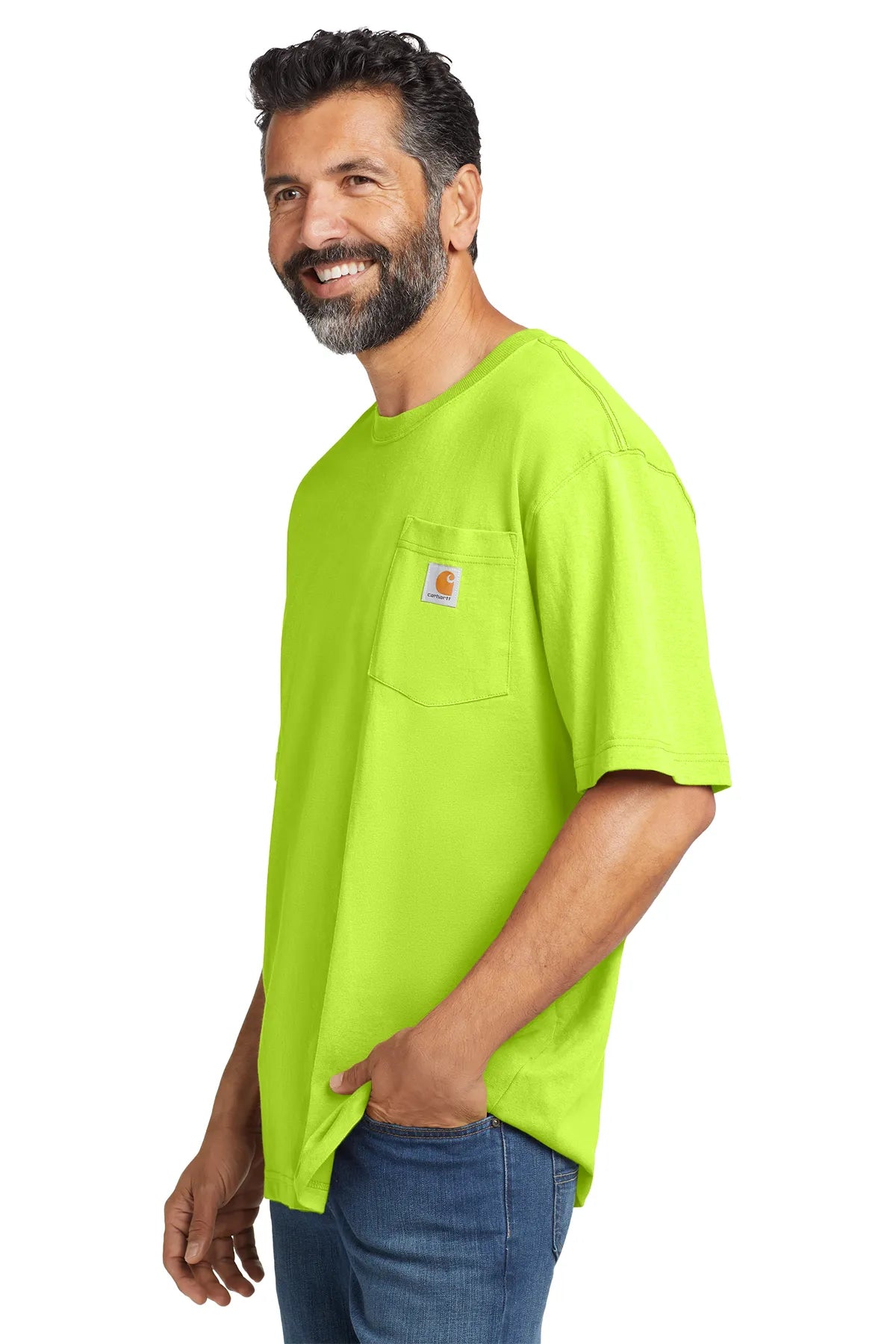 Carhartt ® Workwear Pocket Short Sleeve T-Shirt. CTK87 brite lime_2