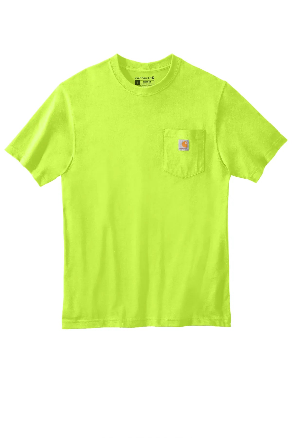 Carhartt ® Workwear Pocket Short Sleeve T-Shirt. CTK87 brite lime_3