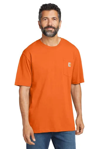 Carhartt ® Workwear Pocket Short Sleeve T-Shirt. CTK87 brite orange