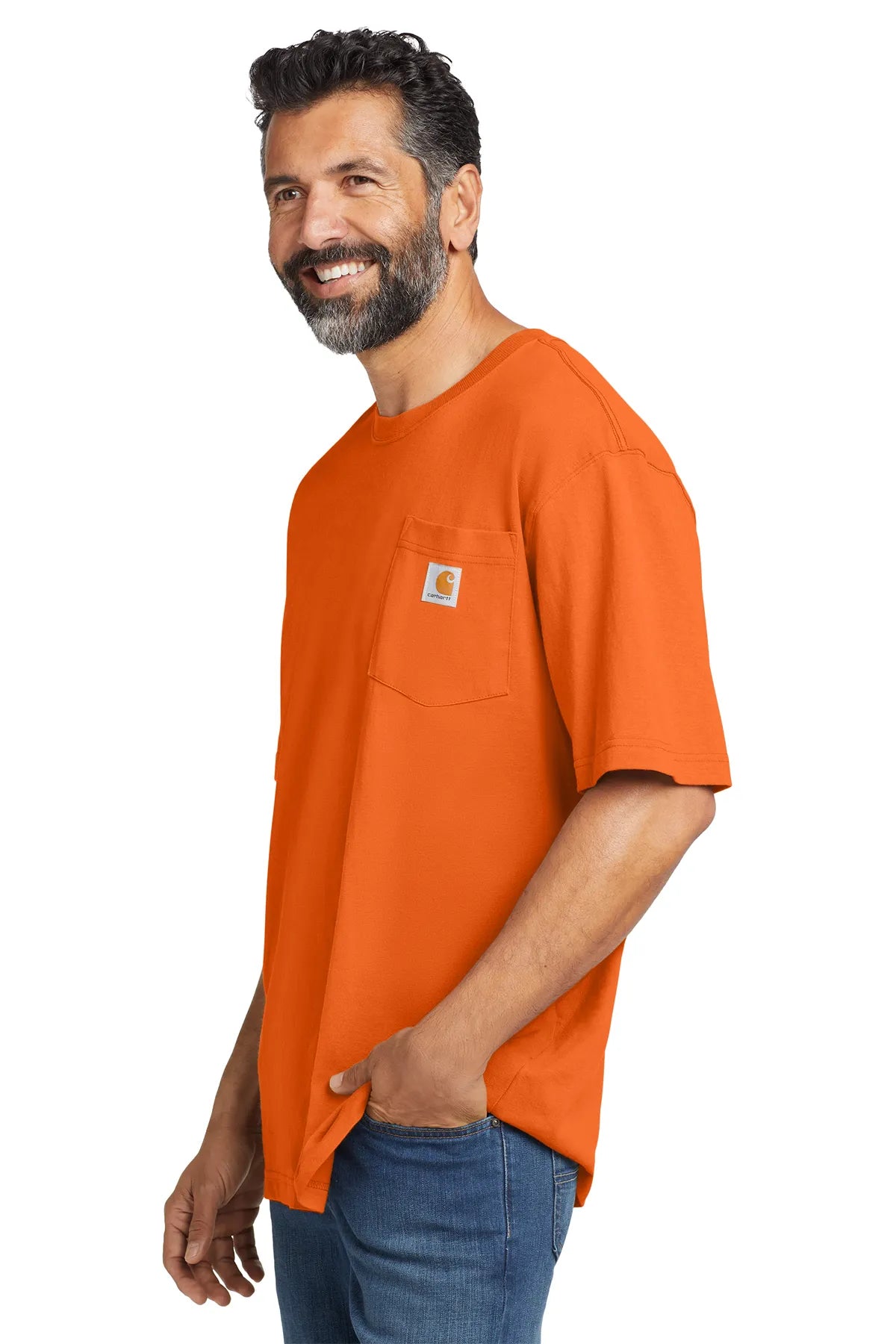 Carhartt ® Workwear Pocket Short Sleeve T-Shirt. CTK87 brite orange_2